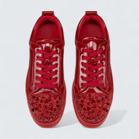 Louis Junior P Pik Pik Strass Vog Patent Leather and Spikes Loubi