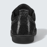 Louis Junior P Strass Eternity 'Star' Laminated Calf Leather and Spikes