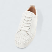 Louis Junior Spikes Calf Leather and Spikes White