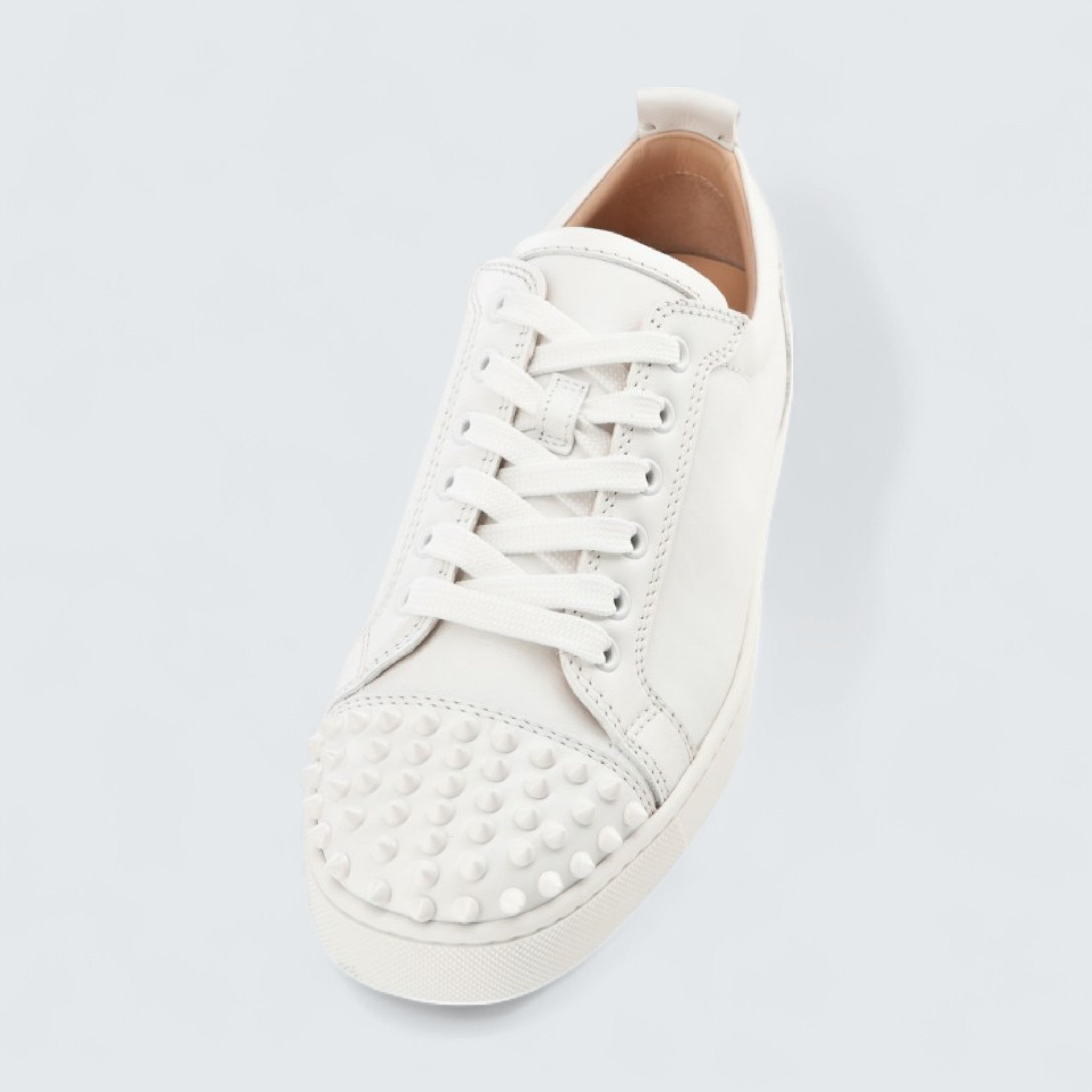 Louis Junior Spikes Calf Leather and Spikes White