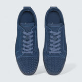 Louis Junior Spikes Veau Velours and Spikes Denim