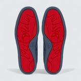 Louis Junior Spikes Veau Velours and Spikes Denim