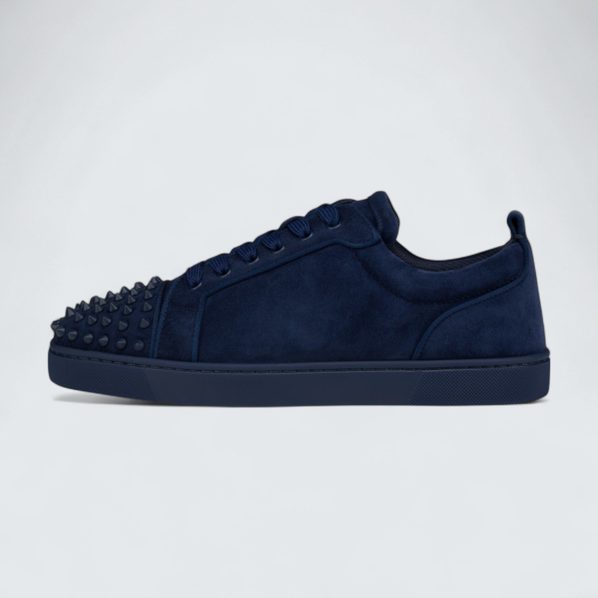 Louis Junior Spikes Veau Velours and Spikes Zaffiro