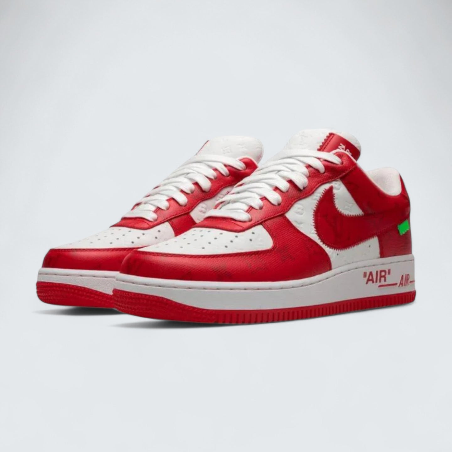 Louis Vuitton x Nike Air Force 1 Low 'White/Comet Red'