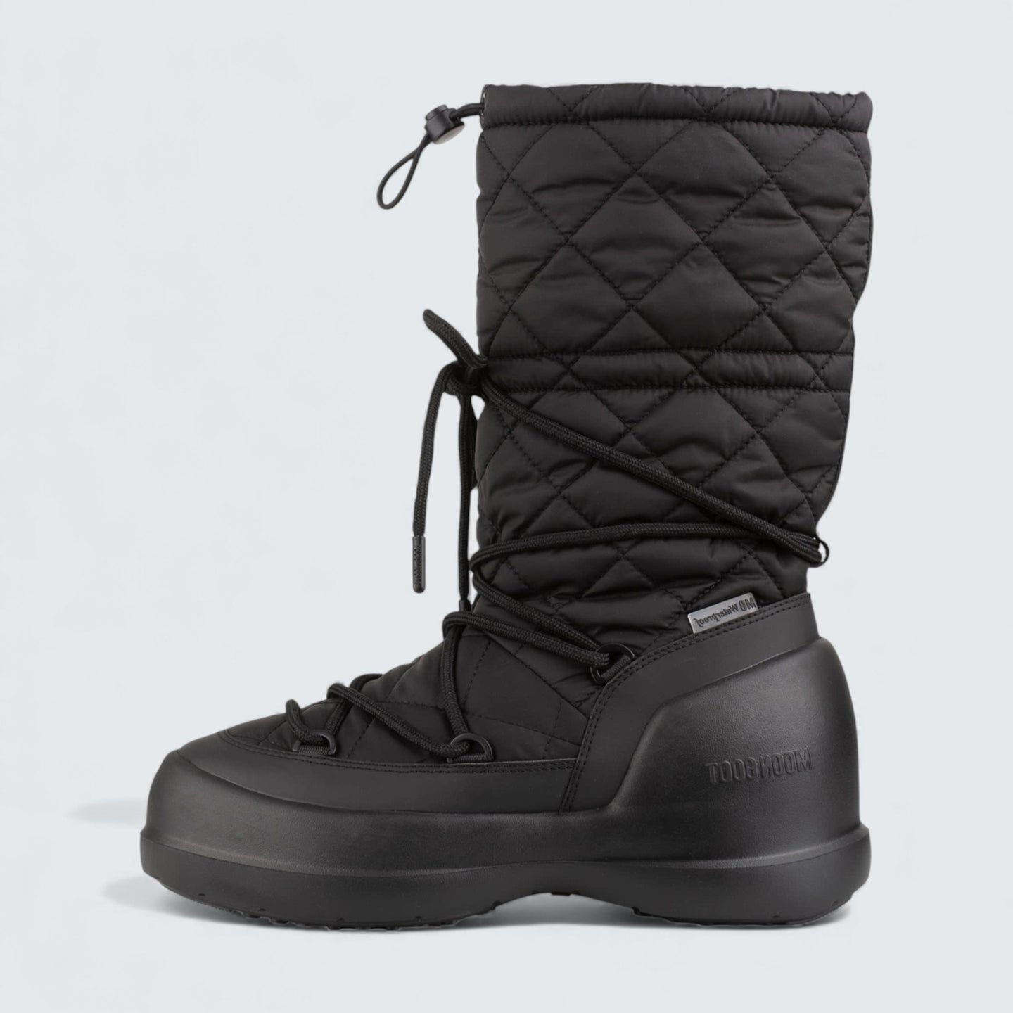 Mezzaluna Quilted High Boots ‘Black’