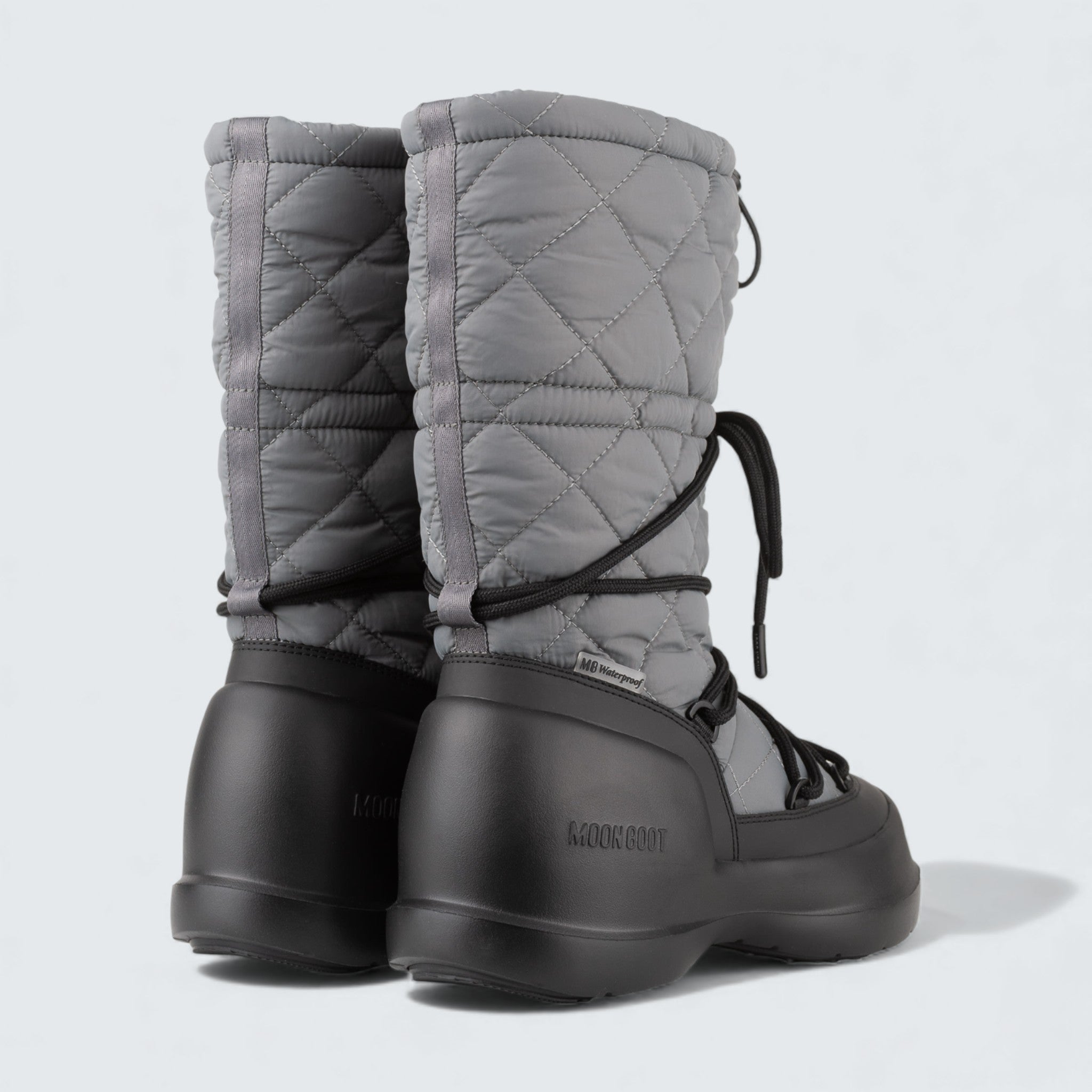 Mezzaluna Quilted High Boots ‘Grey’