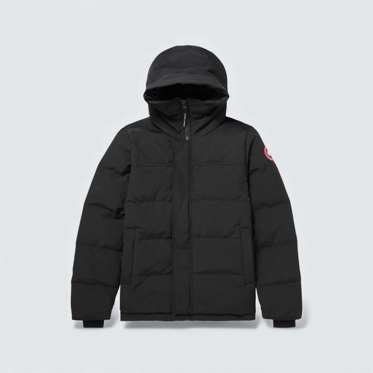 Macmillan Logo Appliquéd Quilted Shell Hooded Down Parka