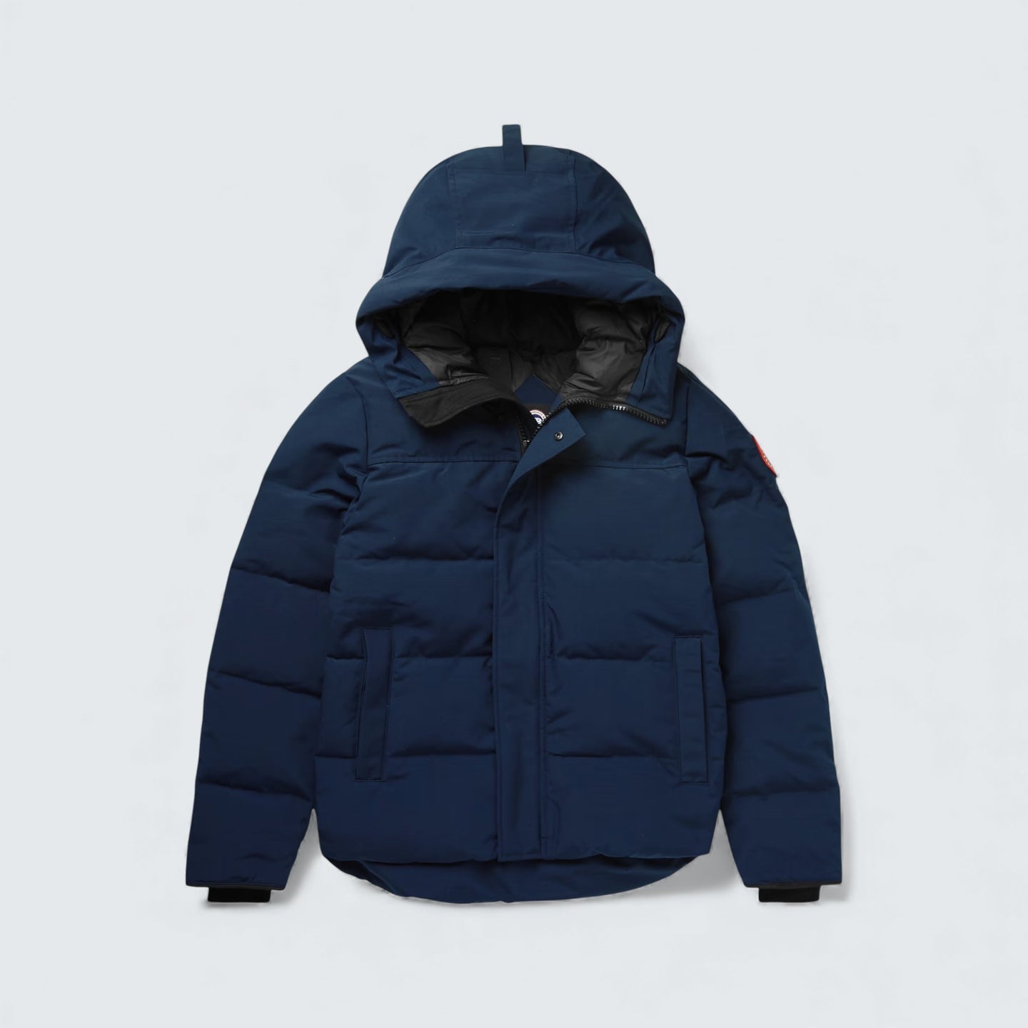 Macmillan Logo Appliquéd Quilted Shell Hooded Down Parka