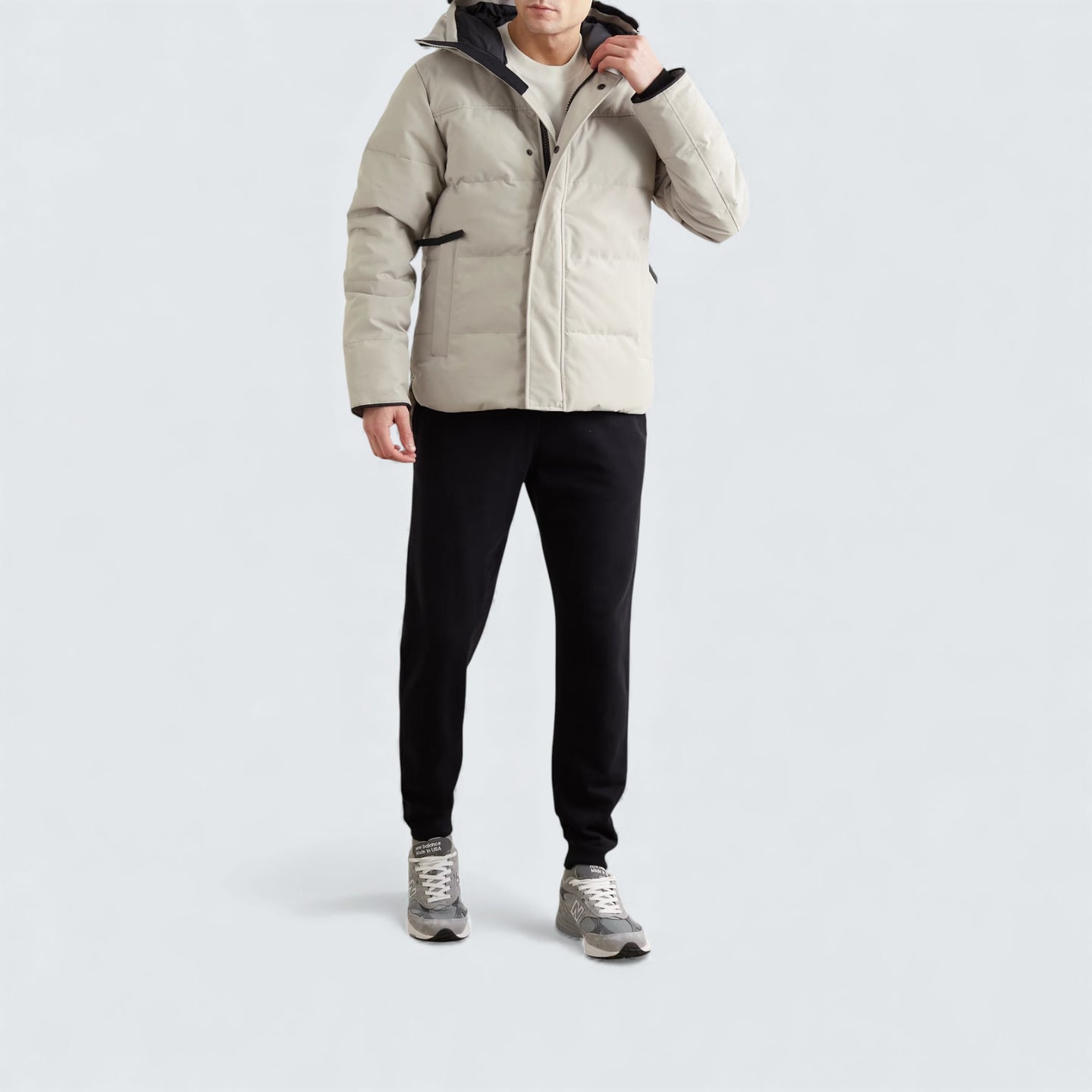 Macmillan Logo Appliquéd Quilted Shell Hooded Down Parka