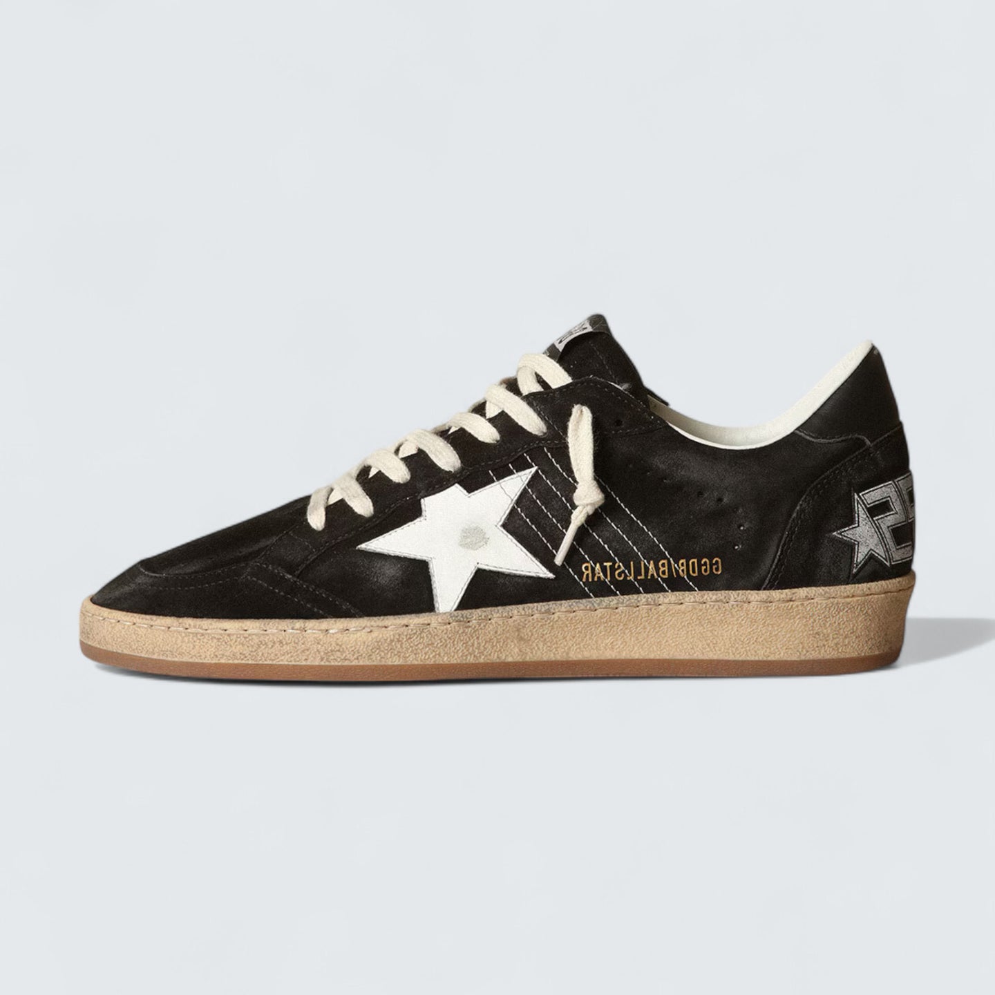 Ball Star 'Black Suede with White Leather Star'