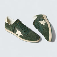 Ball Star 'Green Suede with White Leather Star and Heel Tab'
