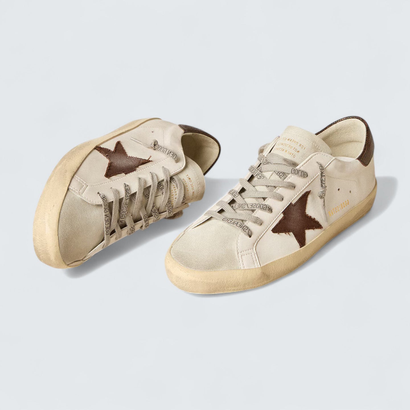 Super-Star 'Canvas Star & Dark Brown Heel'