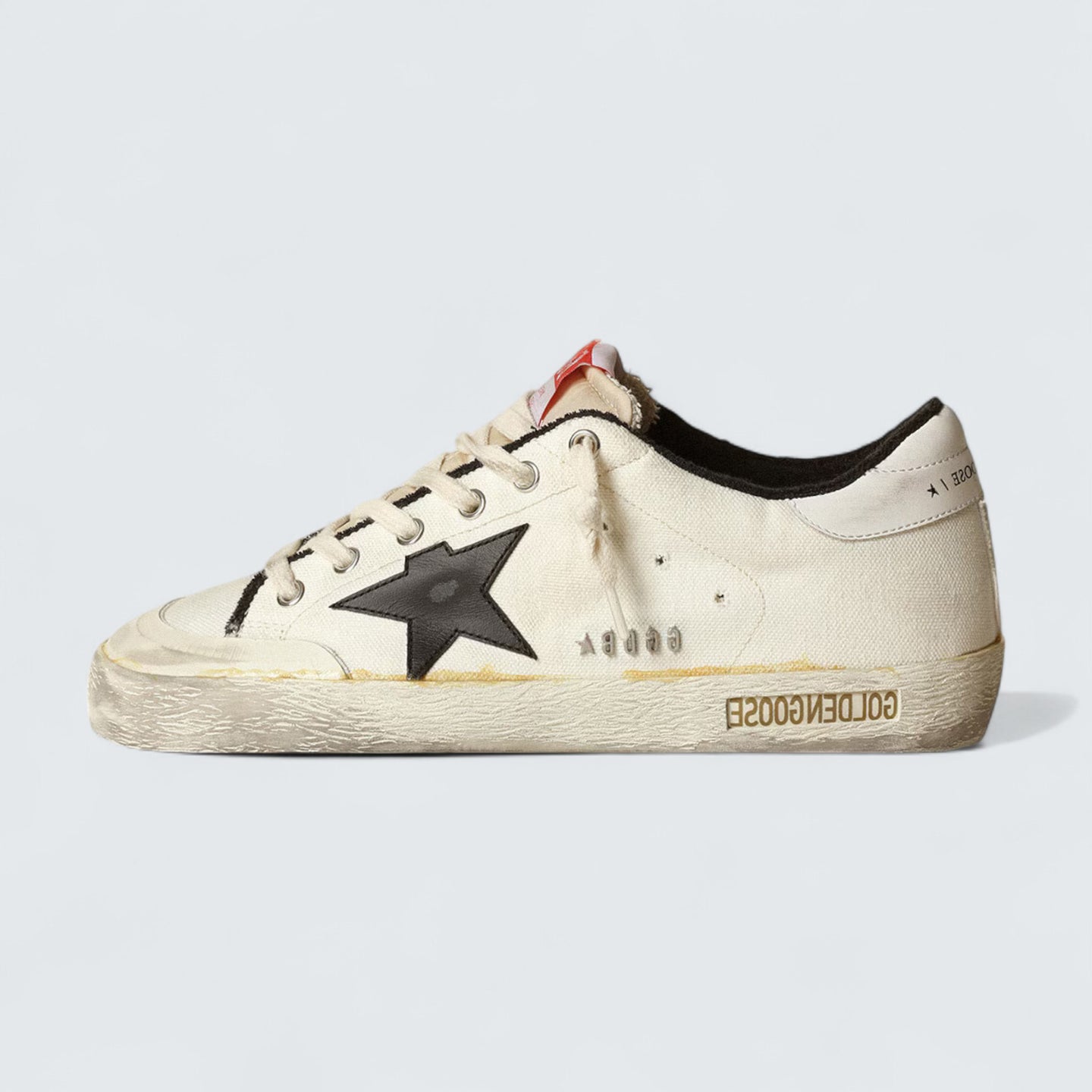 Super-Star 'Beige Canvas & Black Star'