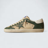 Super-Star 'Cream Mesh & Green Nappa'