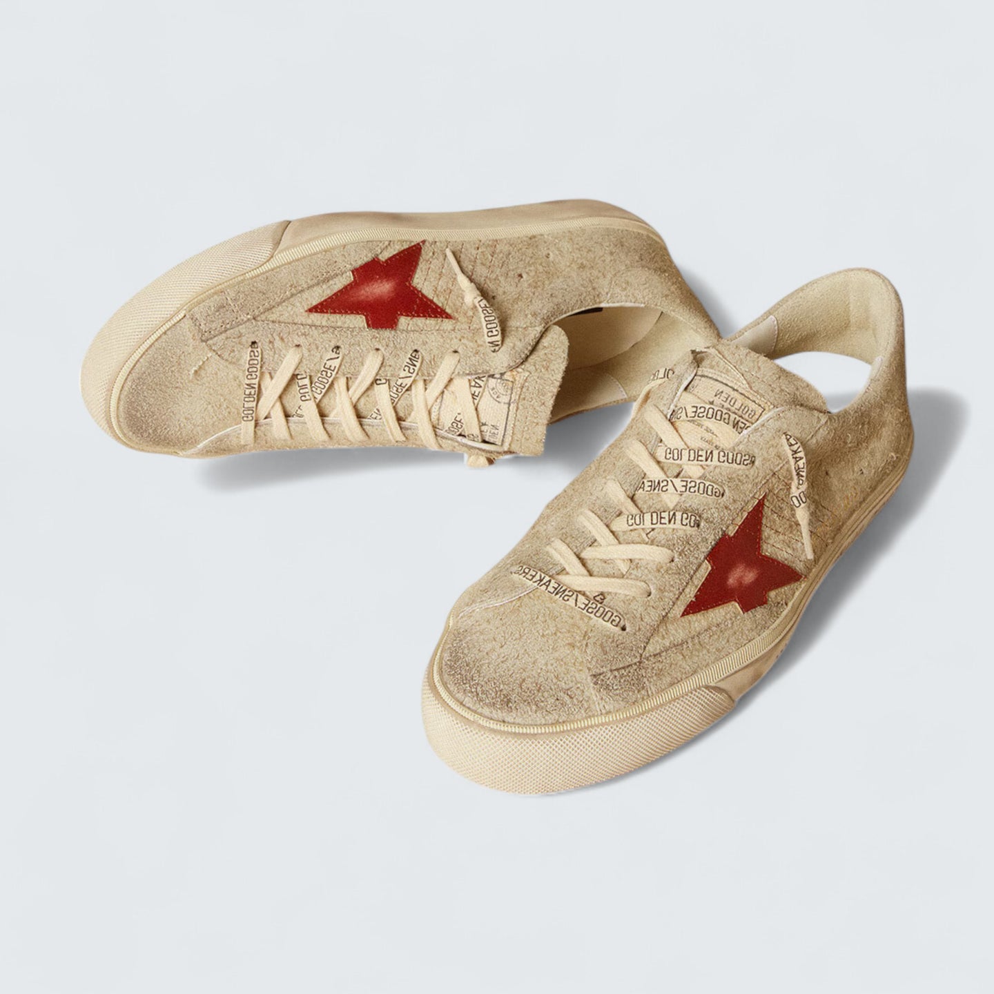 Super-Star 'Grey Suede & Red Star'
