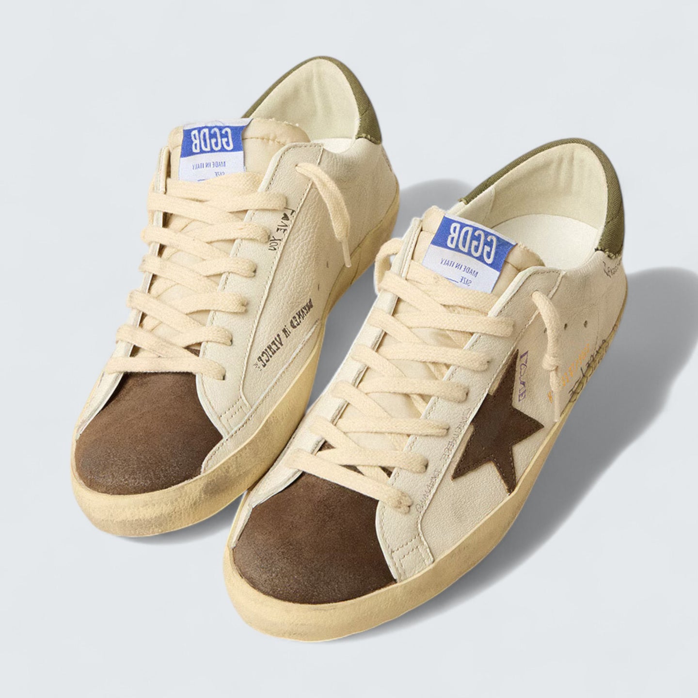 Super-Star 'Nappa Leather & Black Star'