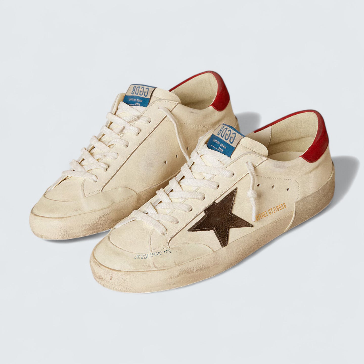 Super-Star 'Nappa Leather & Metallic Star'