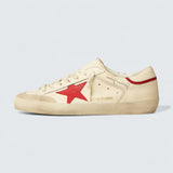 Super-Star 'Nappa Leather & Red Star'