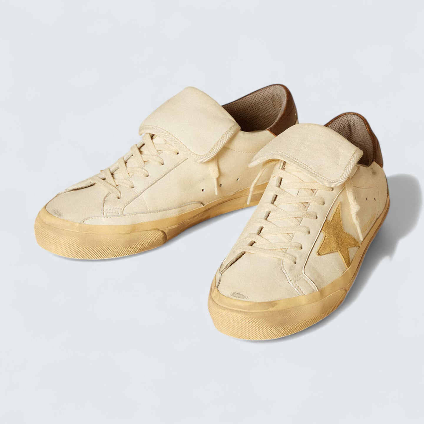 Super-Star 'Nappa Leather & Suede Star'