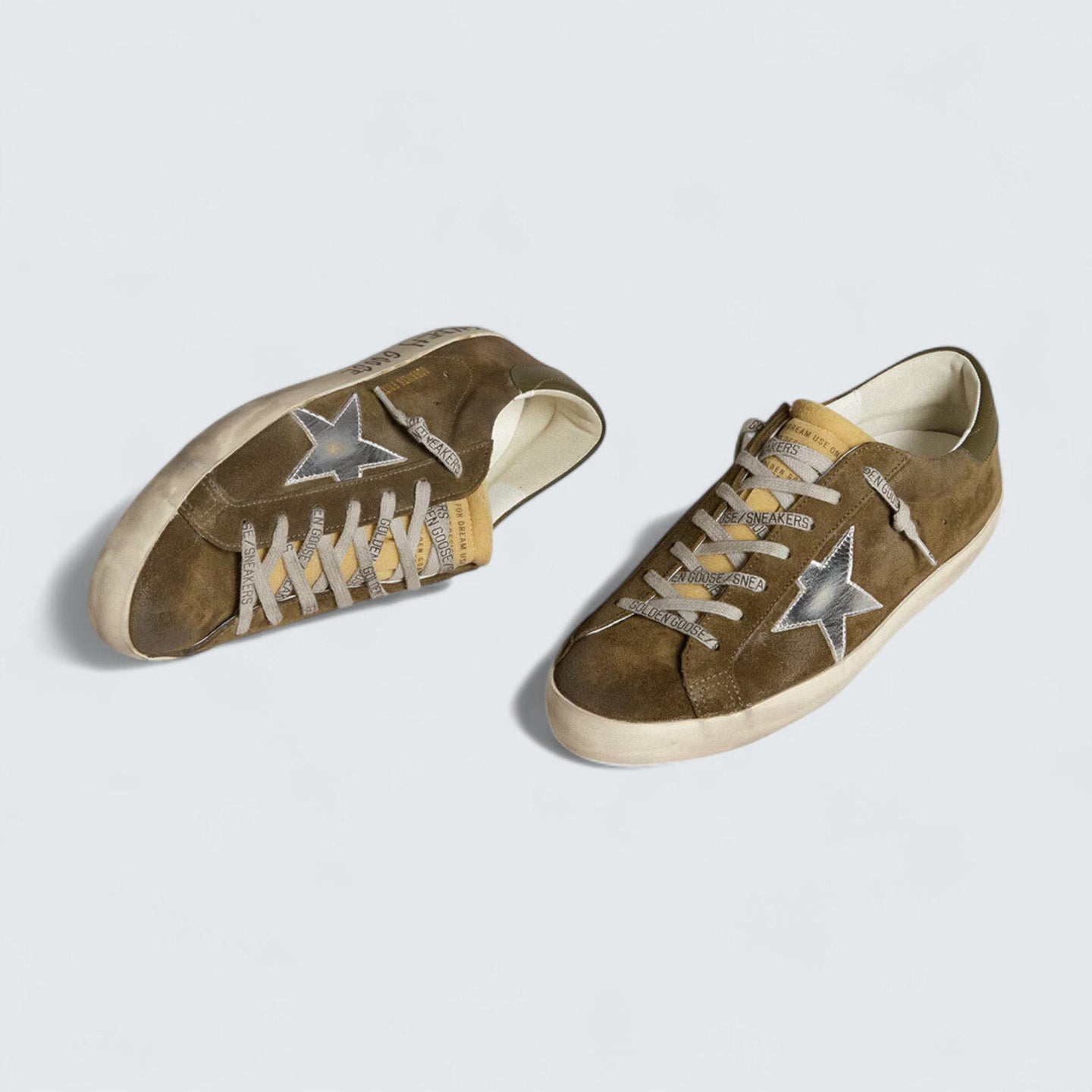Super-Star 'Suede & Metallic Leather Star'
