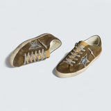 Super-Star 'Suede & Metallic Leather Star'
