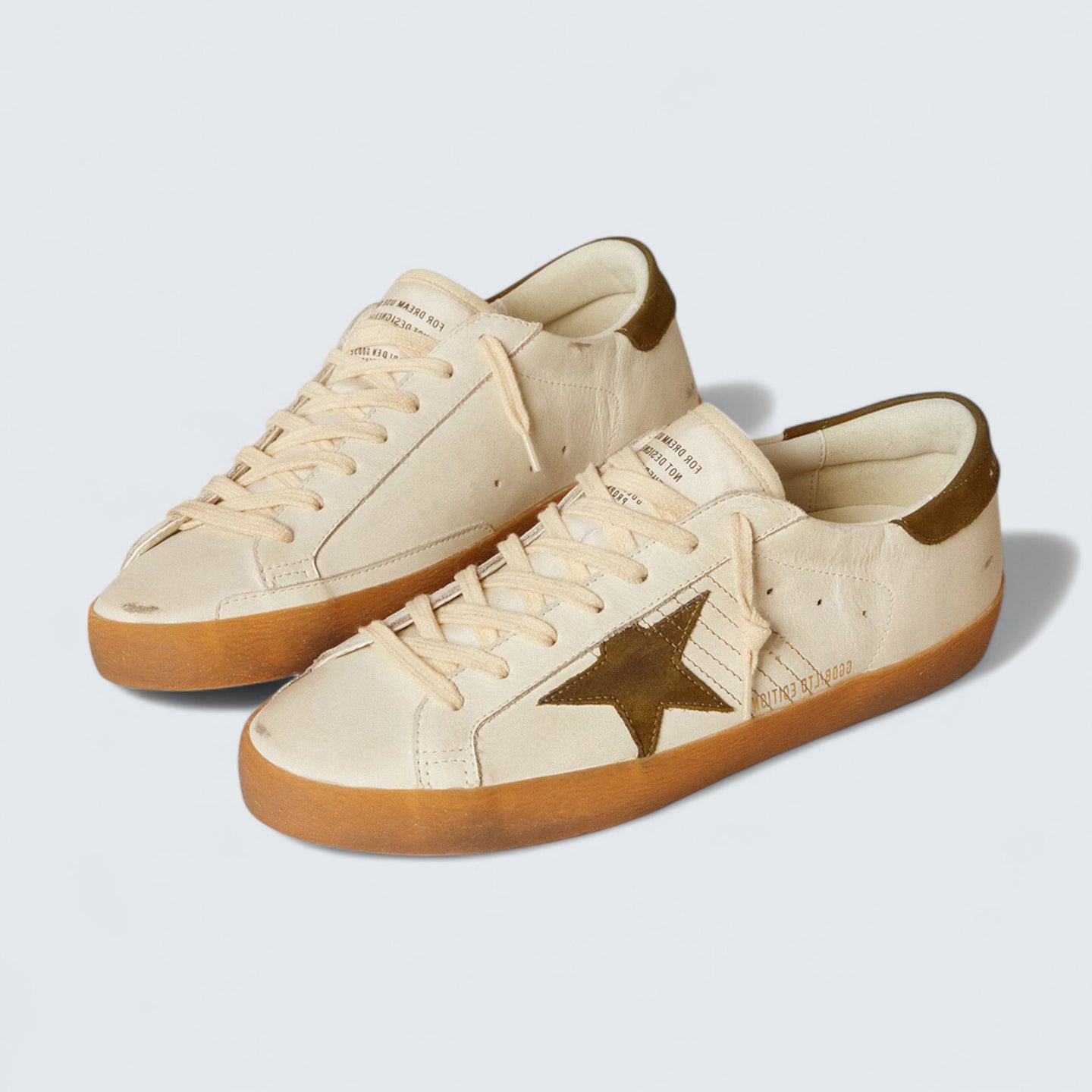 Super-Star 'Military Green Nubuck Star'