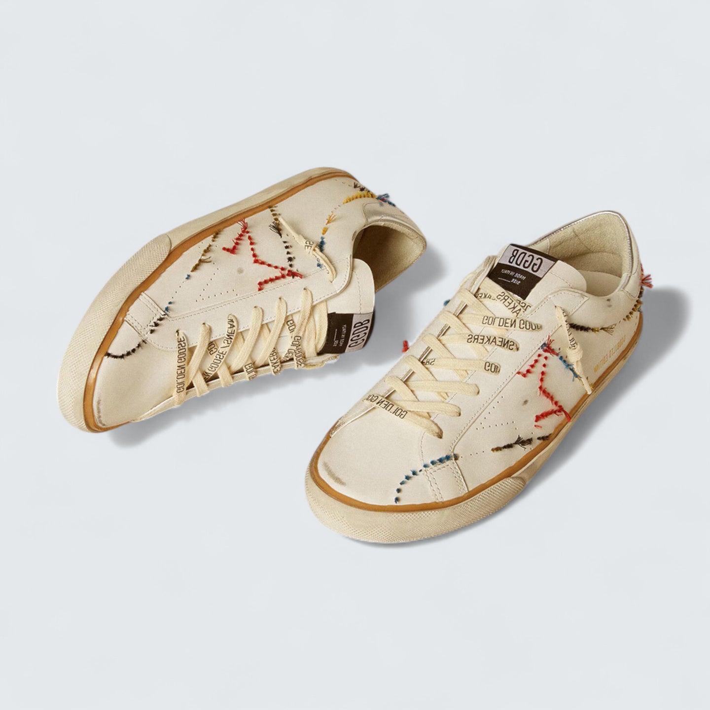 Super-Star 'Perforated Star & Metallic Heel Tab'
