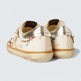 Super-Star 'Perforated Star & Metallic Heel Tab'