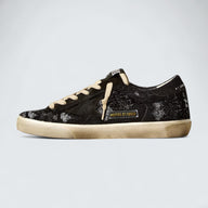 Super-Star 'Black Velvet & Suede Star'