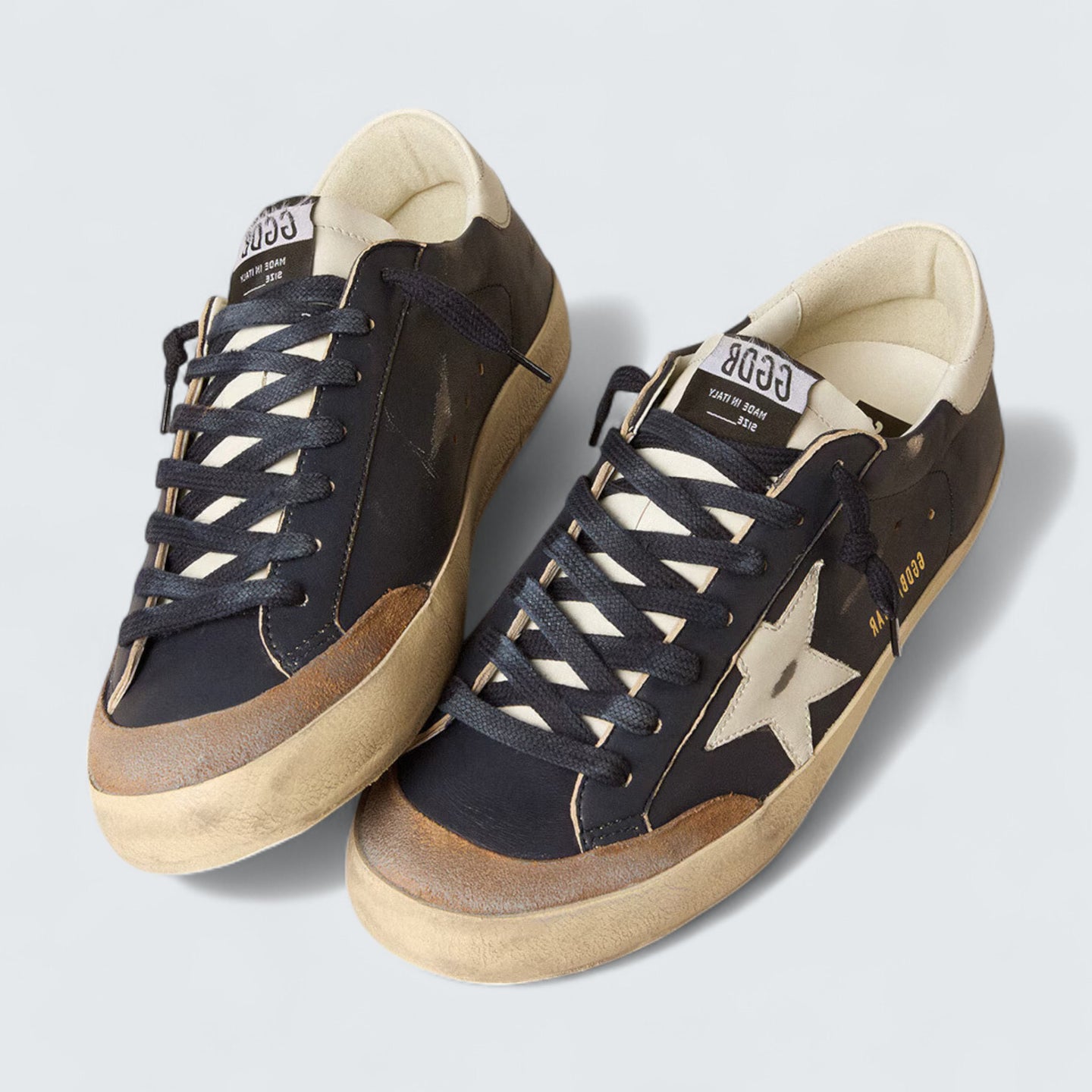 Super-Star 'Blue Nappa & White Leather'