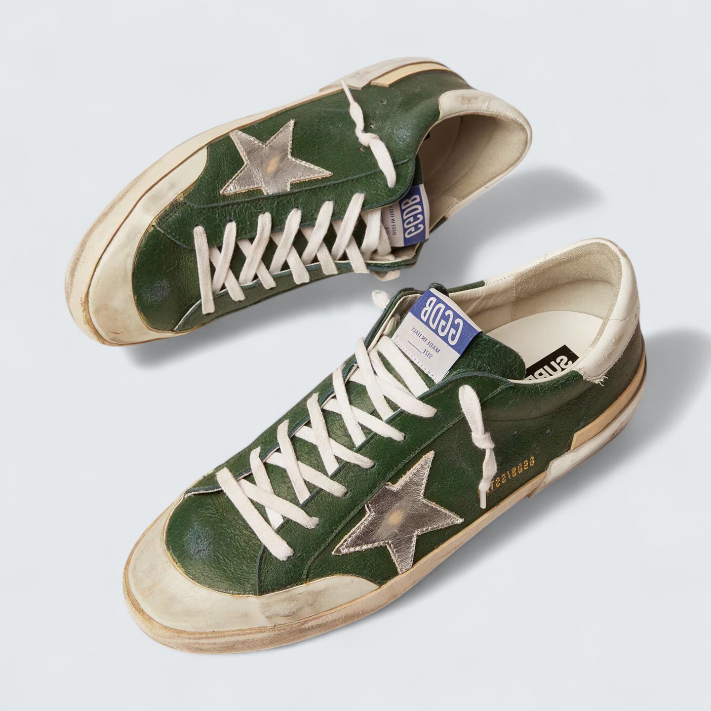 Super-Star 'Green Leather & Multifoxting'