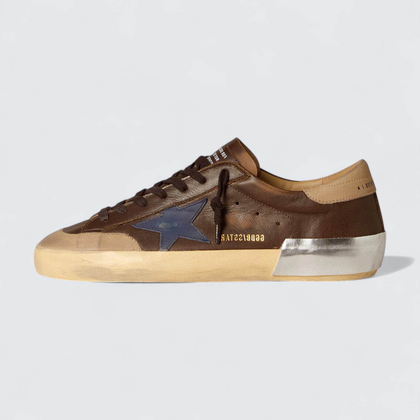 Super-Star 'Blue Star & Beige Nubuck Heel'