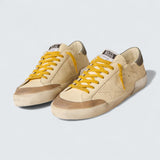 Super-Star 'Perforated Star & Grey Suede Heel'