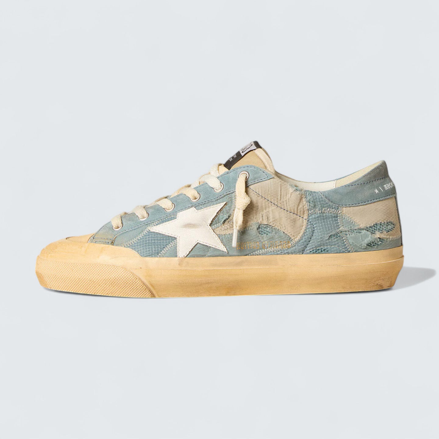 Super-Star 'Light Blue Mesh & White Star'