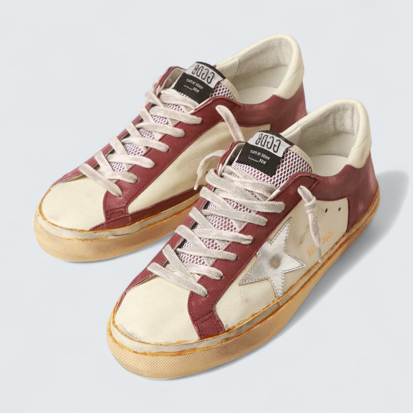 Super-Star 'Burgundy Inserts & Silver Star'