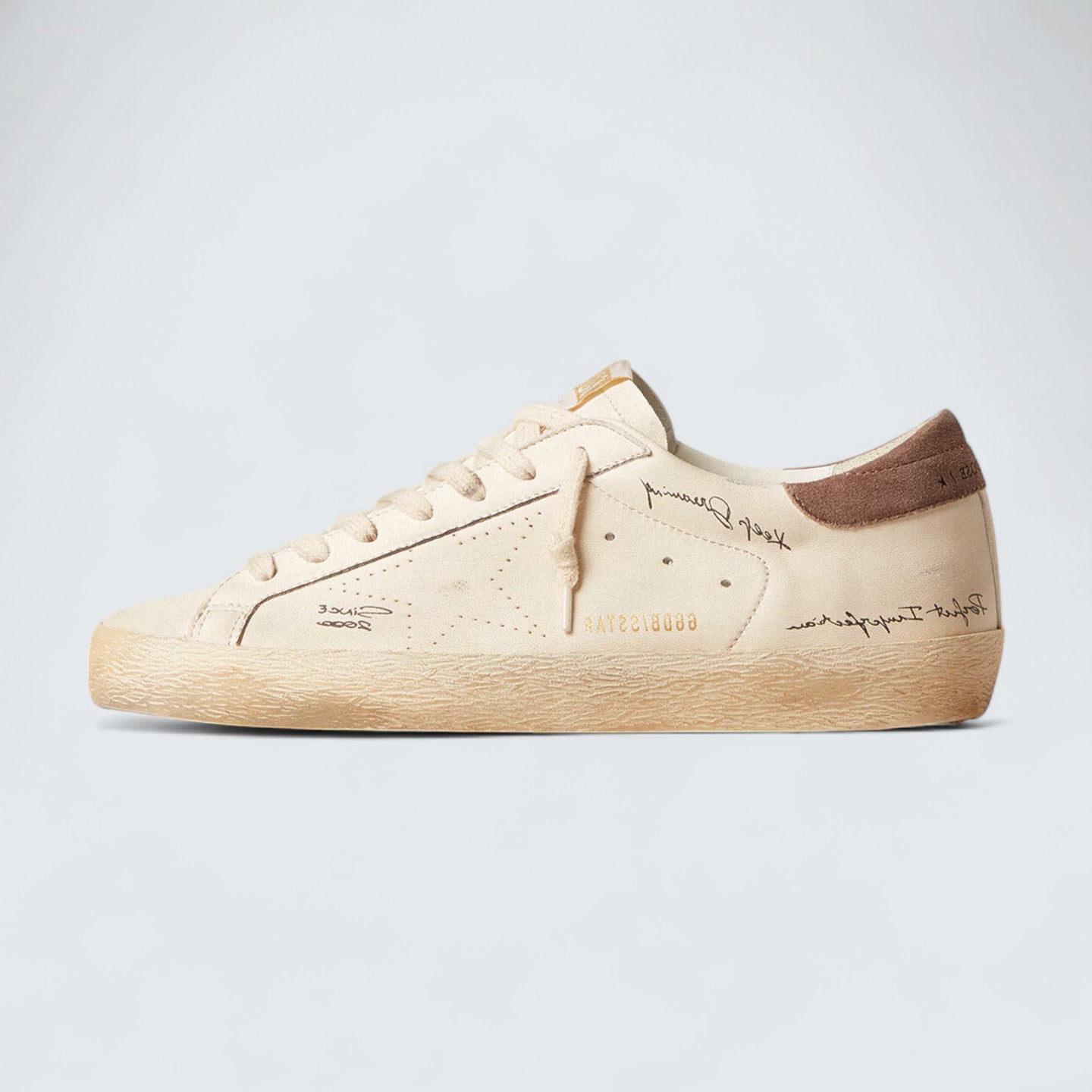 Super-Star 'Perforated Star & Suede Heel'