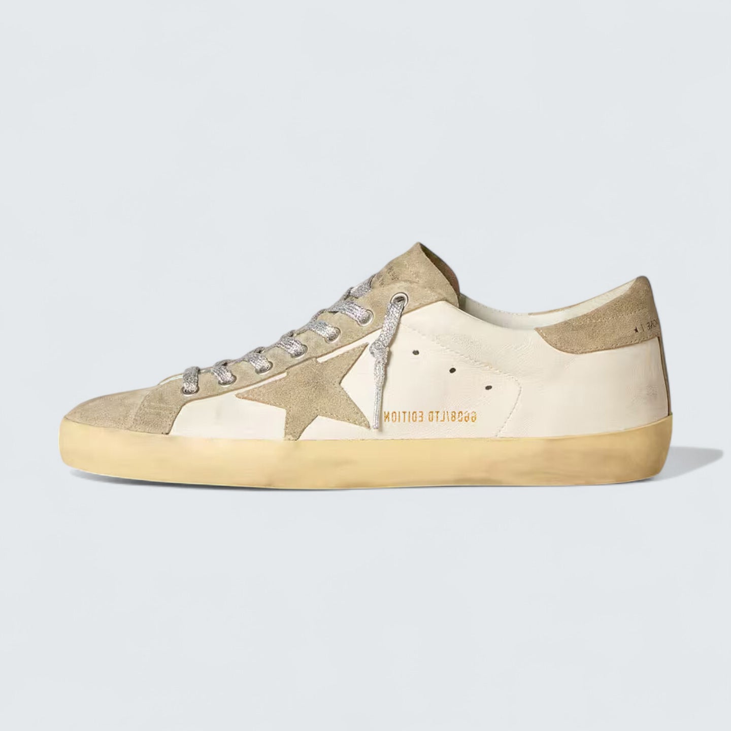 Super-Star 'Nappa Leather & Ice-Grey Suede Star'