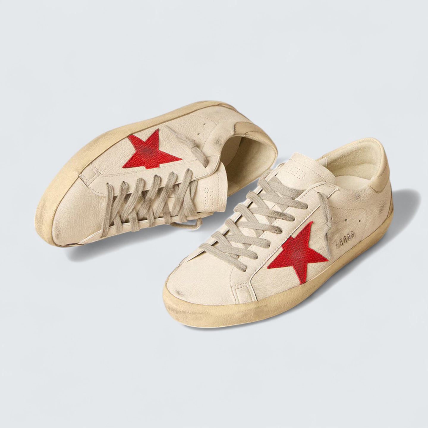 Super-Star 'Red Star & Cream Heel Tab'