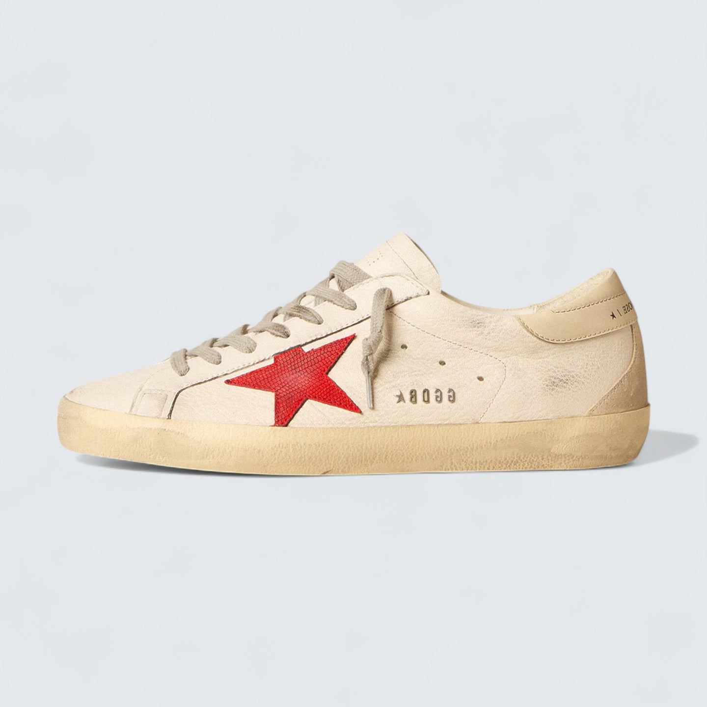 Super-Star 'Red Star & Cream Heel Tab'