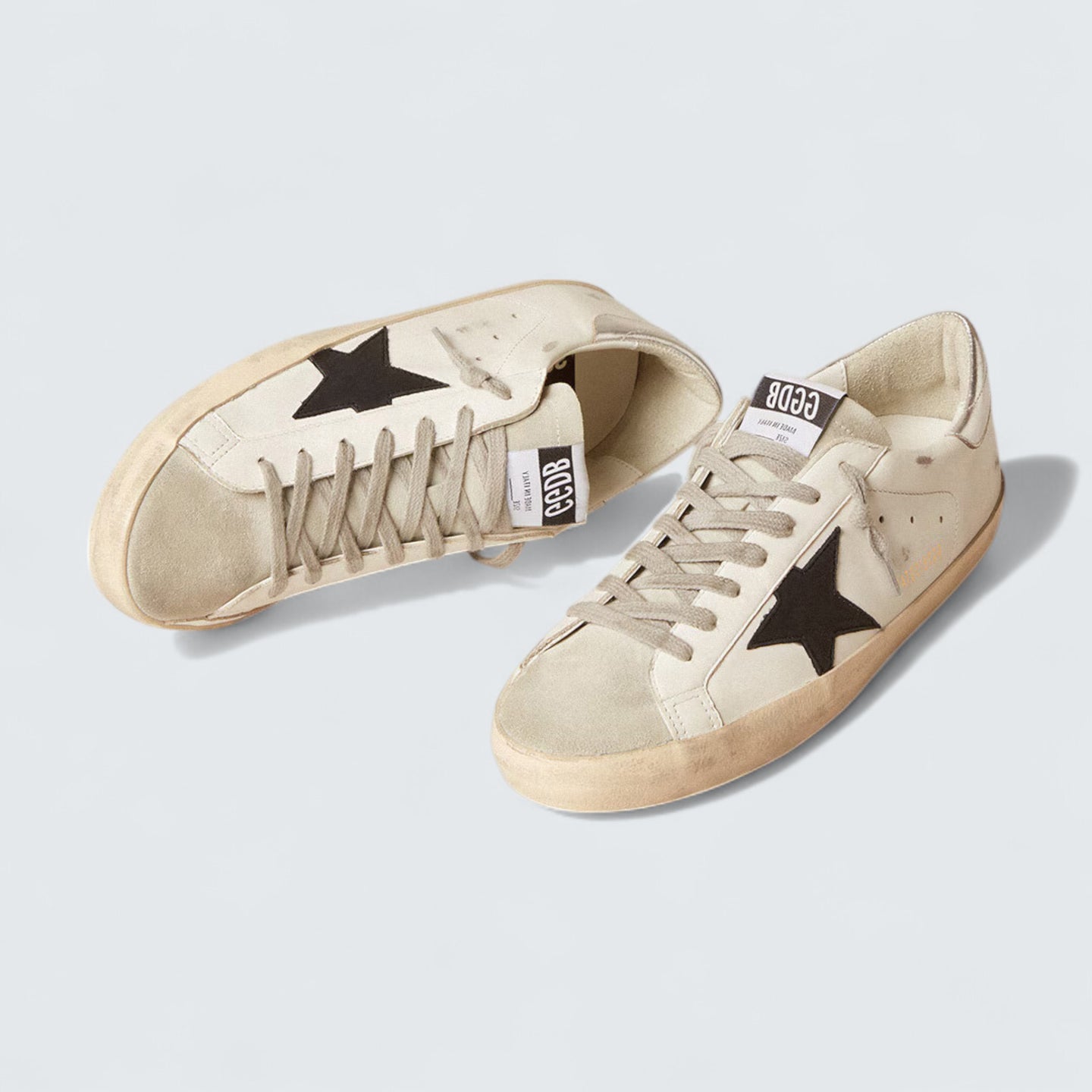 Super-Star 'Black Nubuck Star & Silver Heel'