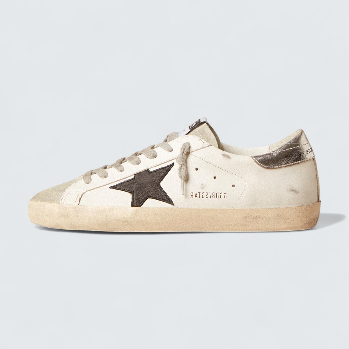 Super-Star 'Black Nubuck Star & Silver Heel'