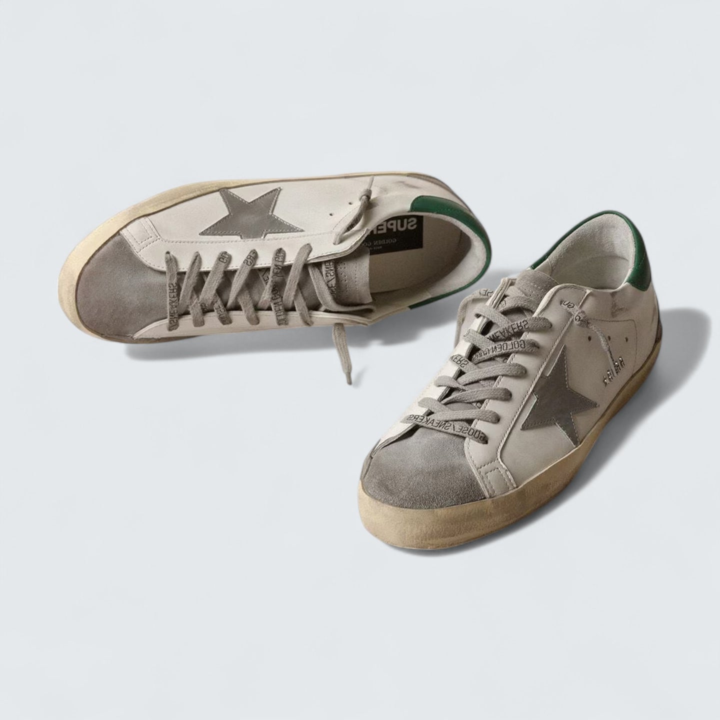 Super-Star 'Silver Star & Green Heel Tab'