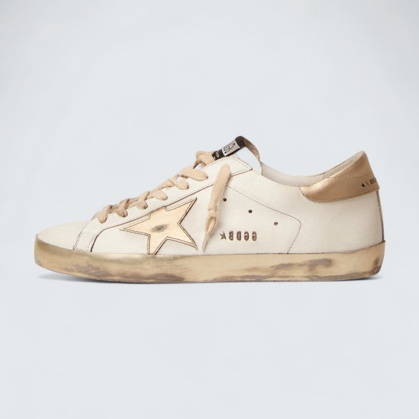 Super-Star 'Gold Sparkle Foxing & Lettering'