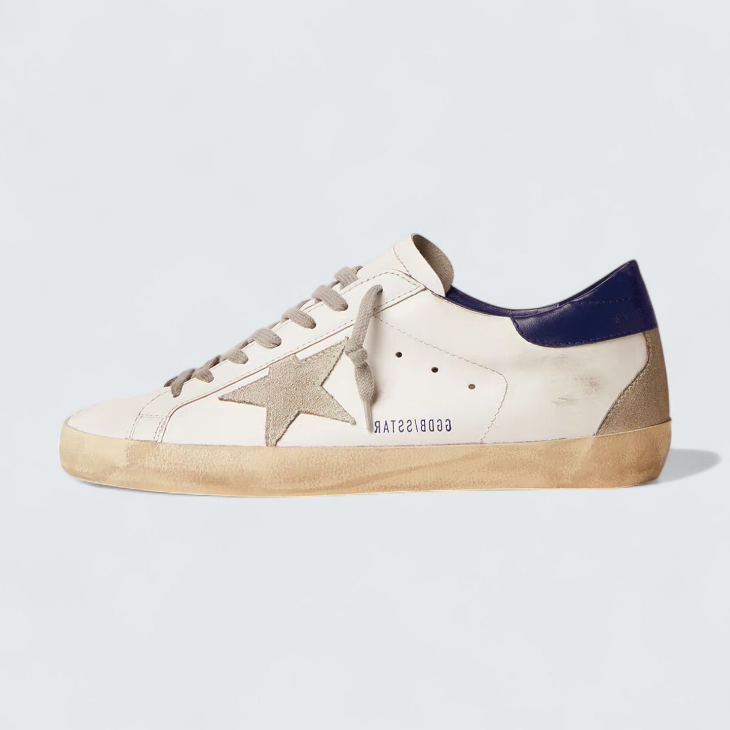 Super-Star 'Suede Star & Blue Heel Tab'