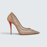Miss Z Degrastrass Perla - 100 mm Pumps - Mesh, nappa leather, strass and pearls