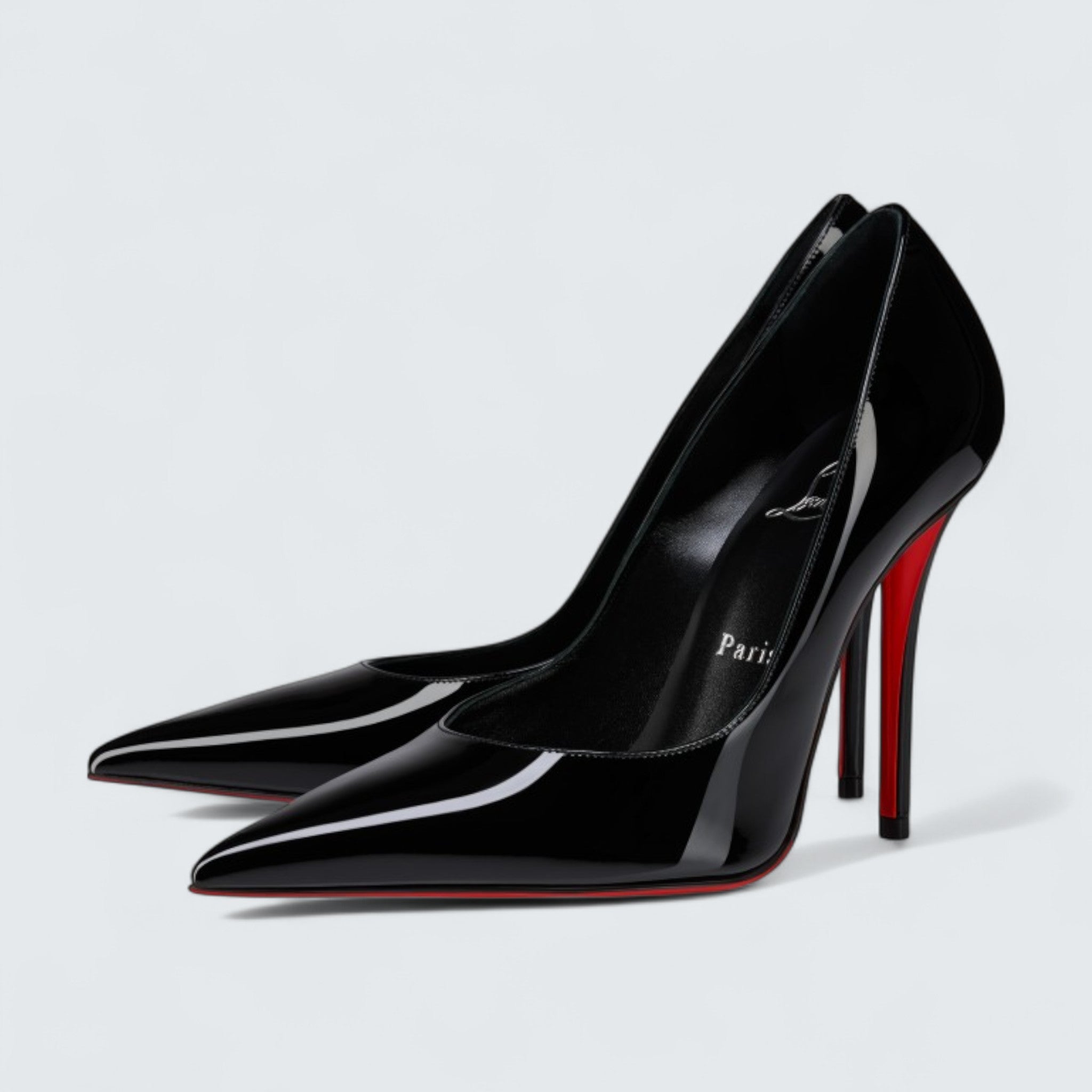 Miss Z Pumps Patent Calf Leather Black