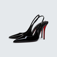Miss Z Sling Back - 100 mm Slingback pumps - Patent calf leather