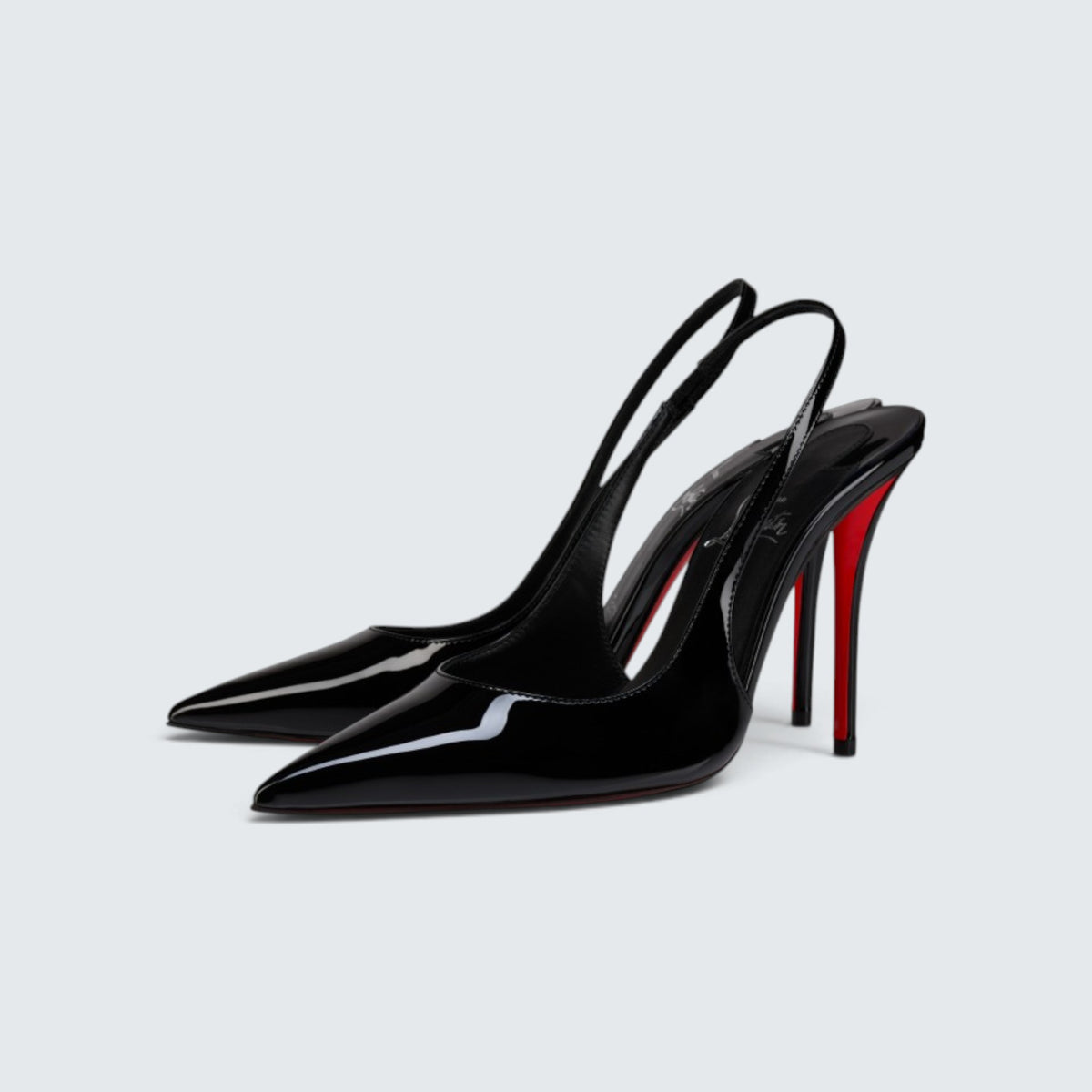Miss Z Sling Back - 100 mm Slingback pumps - Patent calf leather
