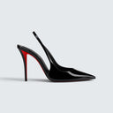 Miss Z Sling Back - 100 mm Slingback pumps - Patent calf leather