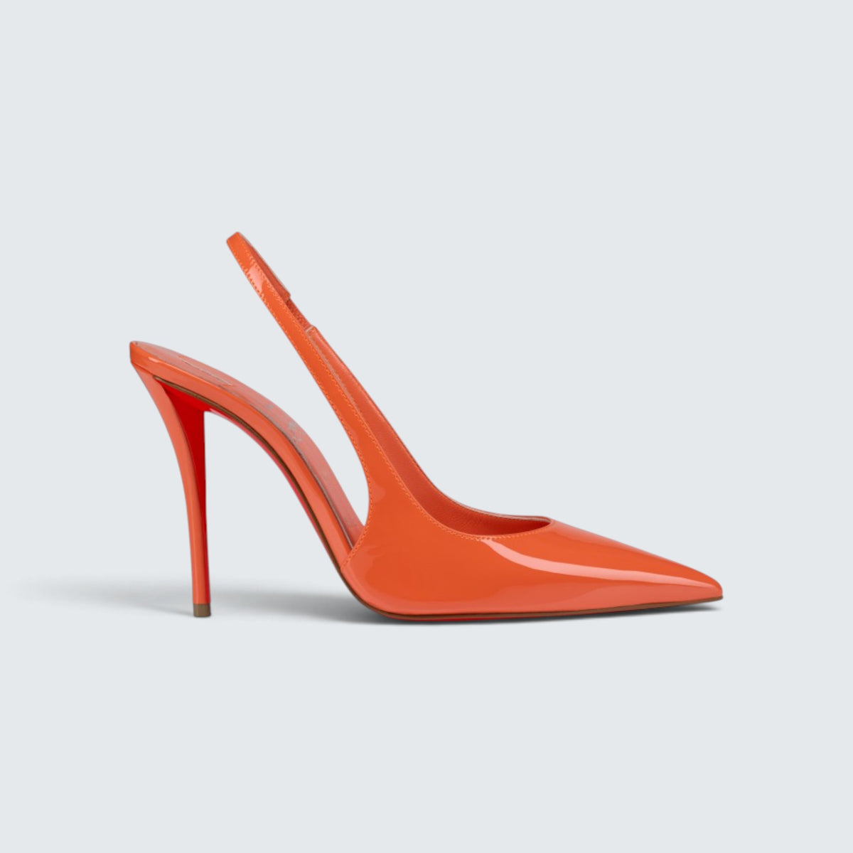 Miss Z Sling Back - 100 mm Slingback pumps - Patent calf leather